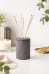 "Luma" 100% Handmade Diffuser Jar - Charcoal Black