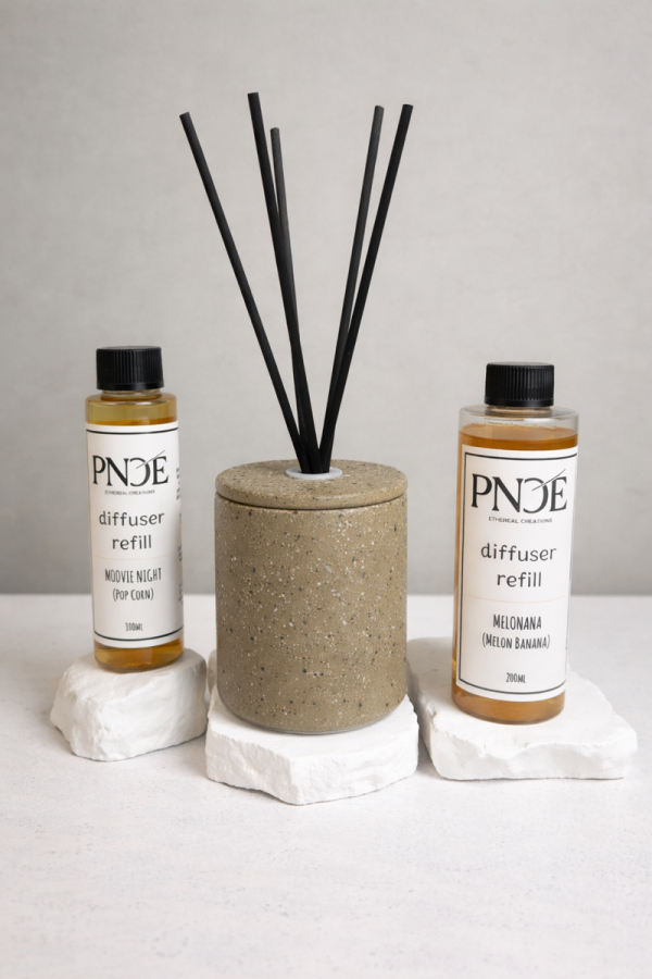 "Luma" 100% Handmade Diffuser Jar - Olive Green