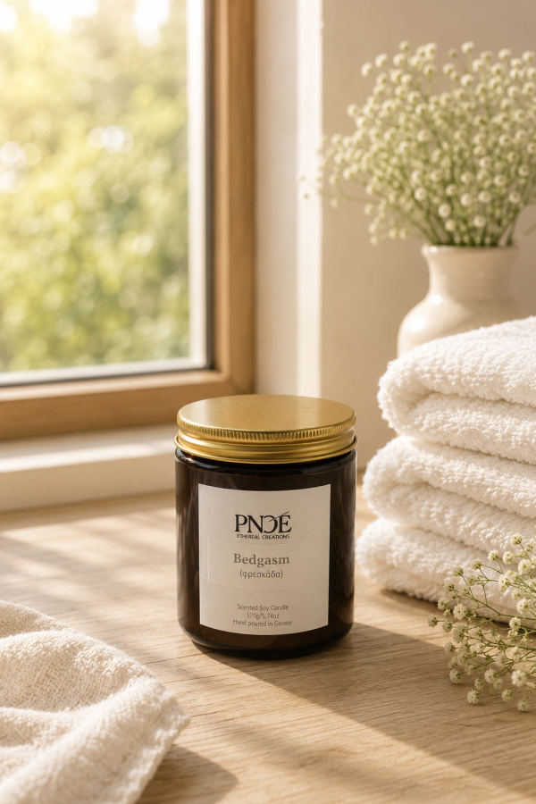 "Bedgasm" - Φρεσκάδα Natural Soy Candle 170gr