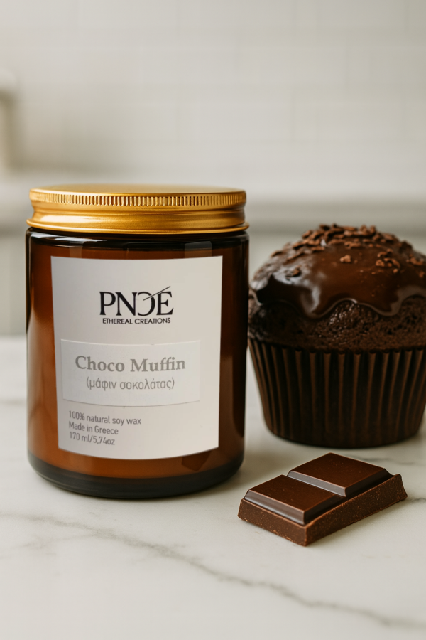 "Choco Muffin" - Μάφιν Σοκολάτας Natural Soy Wax 170gr