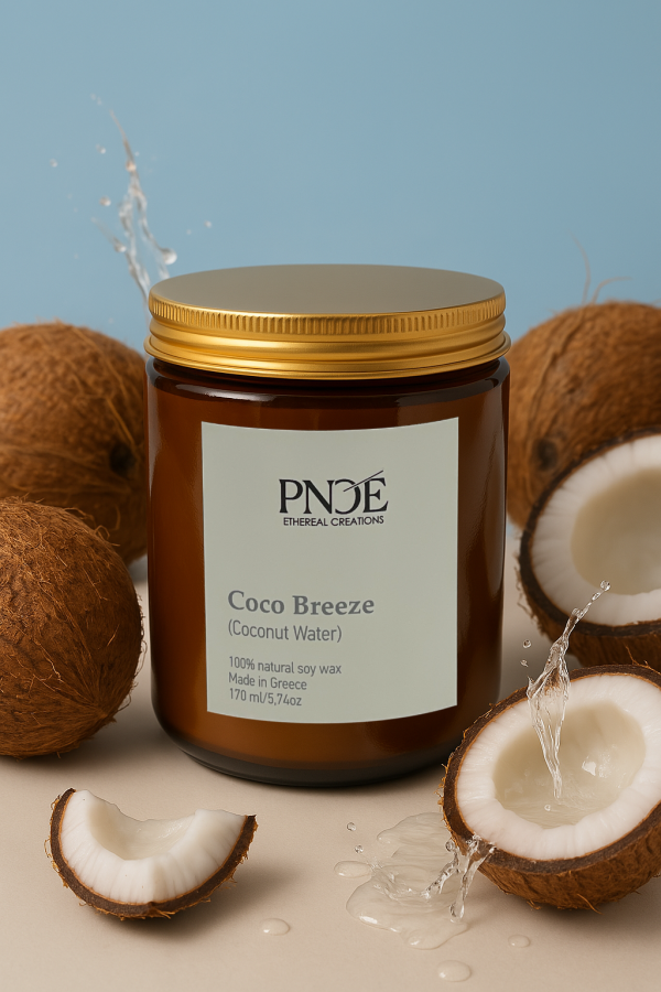 "Coco Breeze" - Καρύδα 100% Natural Soy Wax 170gr