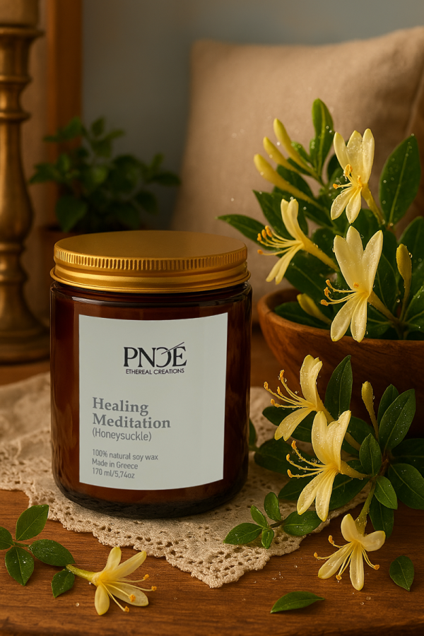 "Healing Meditation" - Αγιόκλημα 100% Natural Soy Wax 170gr