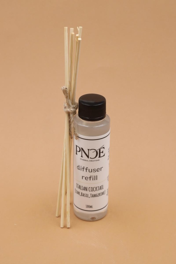 "Fill me up" Scent Diffuser Refill bottle 100ml + sticks