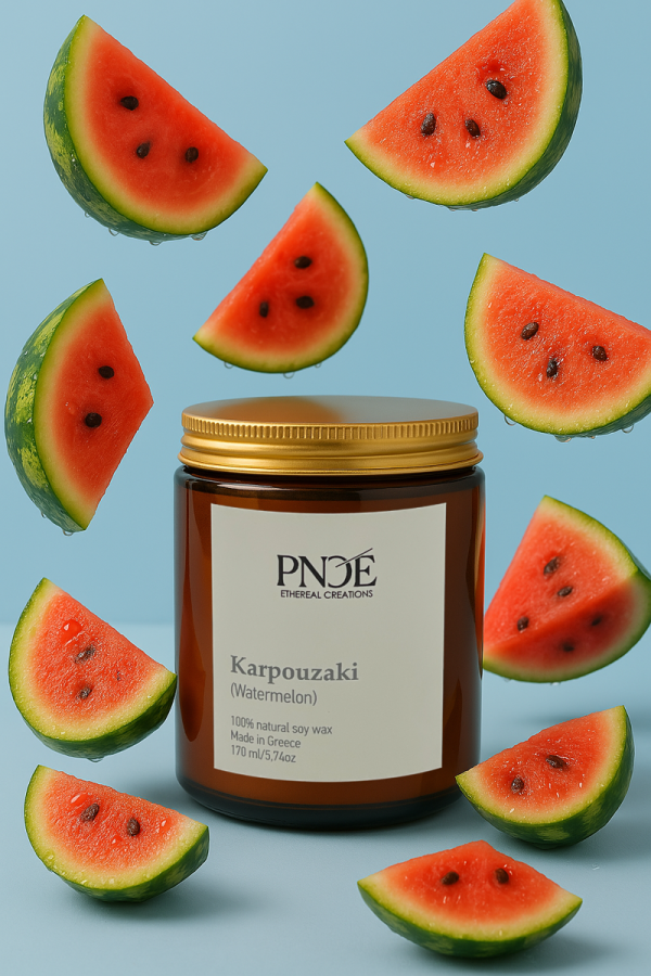 "Karpouzaki" - Καρπούζι 100% Natural Soy Wax 170gr