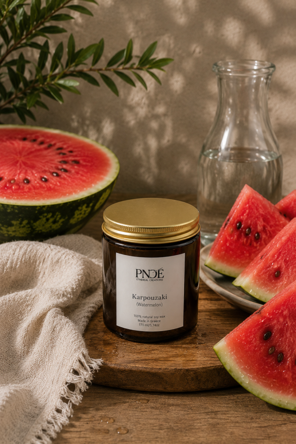 "Karpouzaki" - Καρπούζι  Natural Soy Candle 170gr