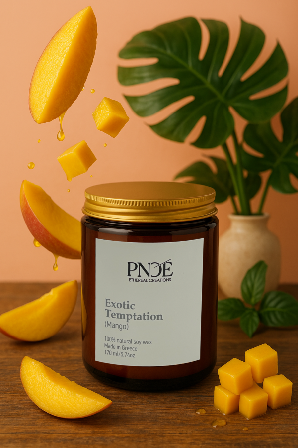 "Exotic Temptation" - Μάνγκο 100% Natural Soy Wax 170gr