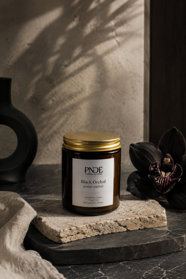 "Classy Savage" - Μαύρη Ορχιδέα Natural Soy Candle 170gr