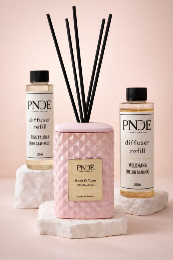 "AETHERIA " 100% Handmade Diffuser Jar - Baby Pink