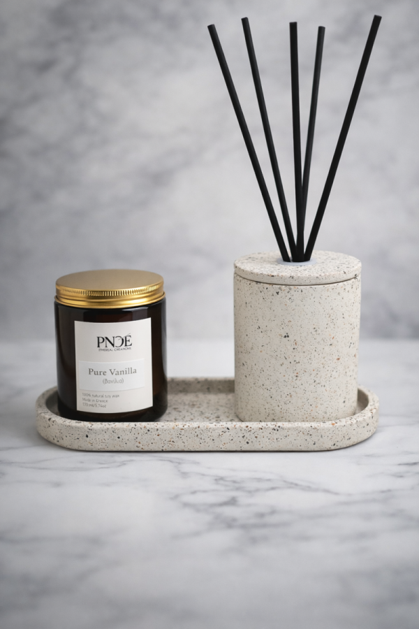 "Luma" 100% Handmade Diffuser Jar - Light Beige