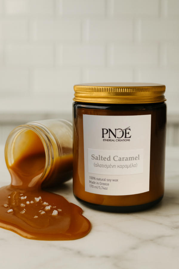 "Salted Caramel" - Αλατισμένη Καραμέλα Natural Soy Wax 170gr