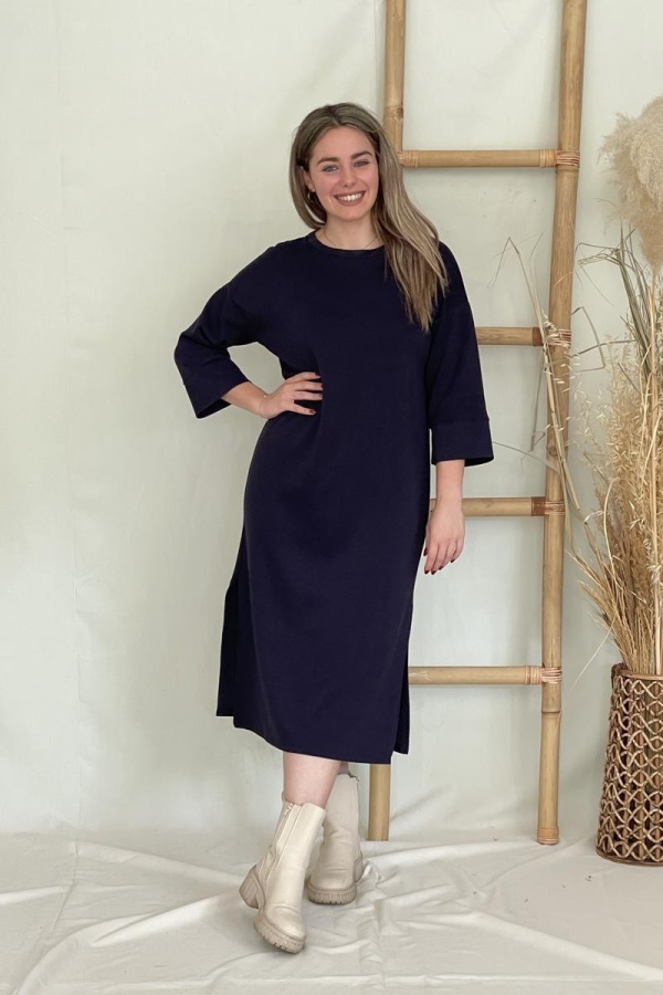 NEYA CASUAL MIDI ΦΟΡΕΜΑ ΜΕ ΣΚΙΣΙΜΟ