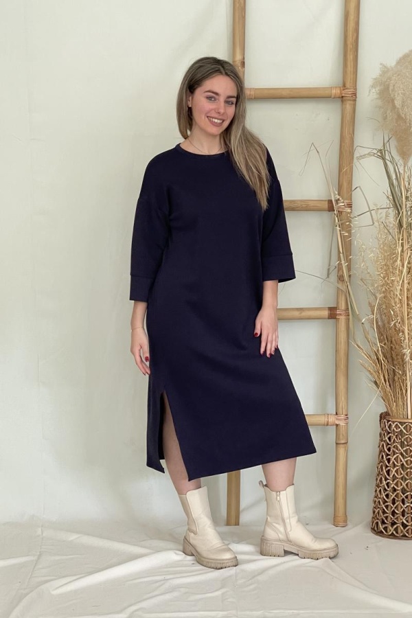 NEYA CASUAL MIDI ΦΟΡΕΜΑ ΜΕ ΣΚΙΣΙΜΟ