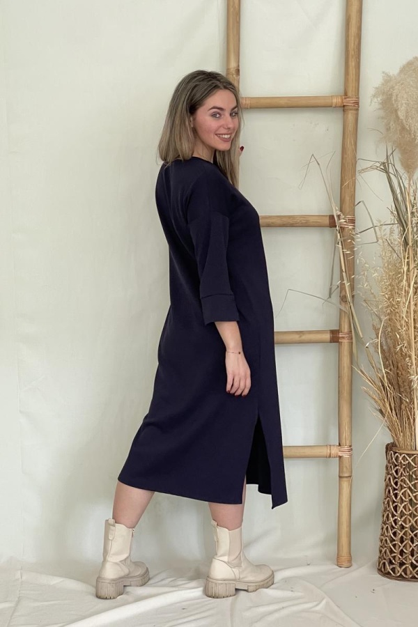 NEYA CASUAL MIDI ΦΟΡΕΜΑ ΜΕ ΣΚΙΣΙΜΟ