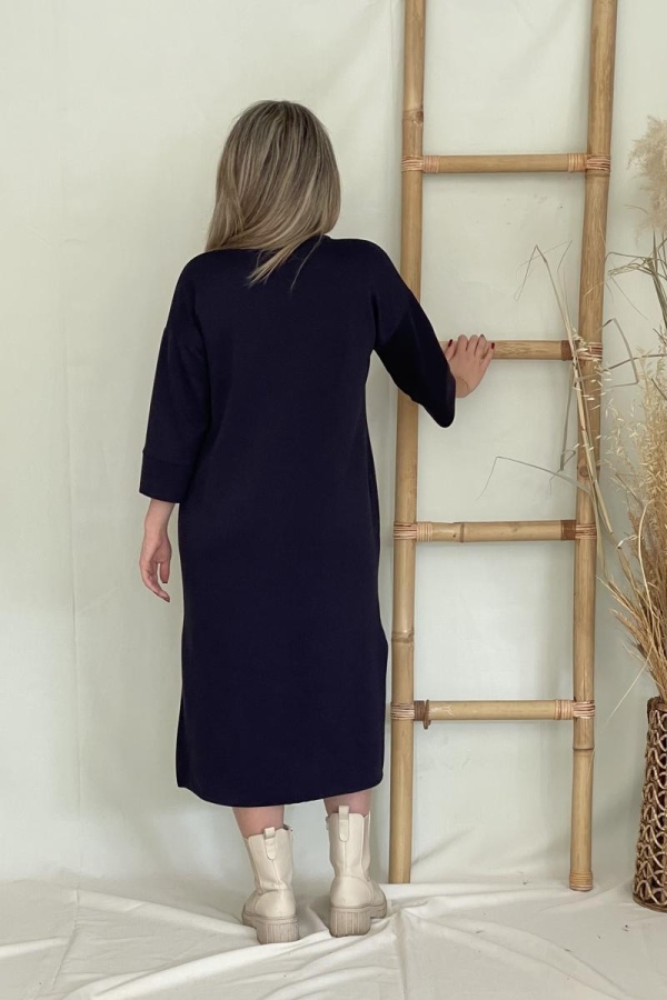 NEYA CASUAL MIDI ΦΟΡΕΜΑ ΜΕ ΣΚΙΣΙΜΟ