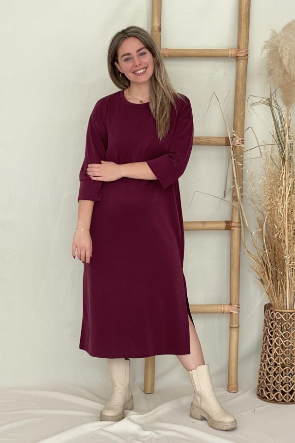 NEYA CASUAL MIDI ΦΟΡΕΜΑ ΜΕ ΣΚΙΣΙΜΟ