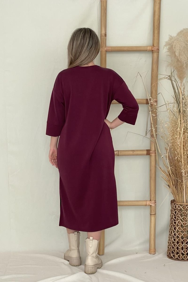 NEYA CASUAL MIDI ΦΟΡΕΜΑ ΜΕ ΣΚΙΣΙΜΟ