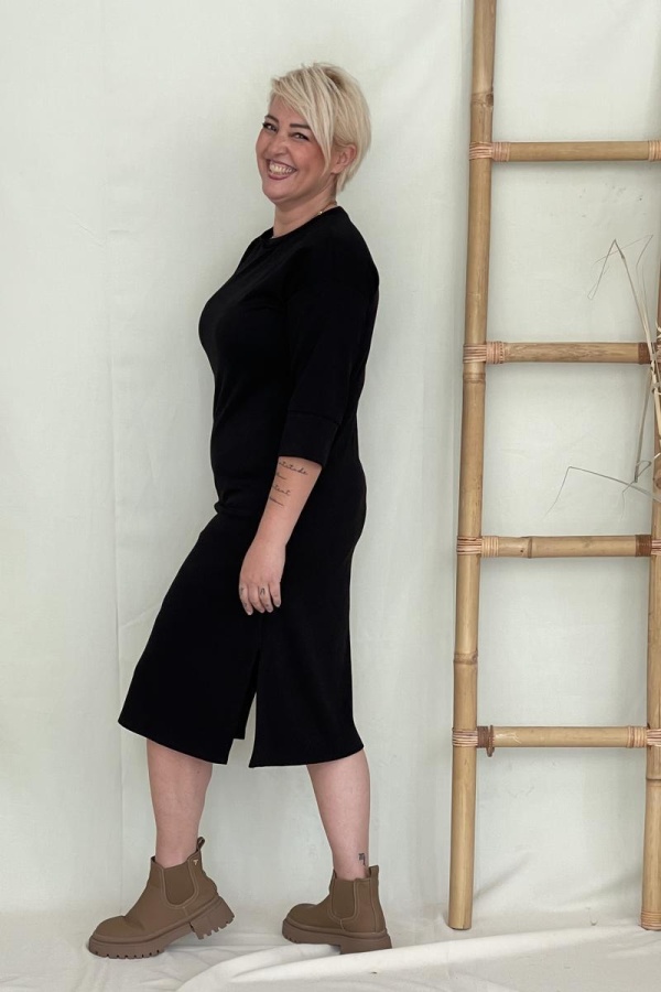 NEYA CASUAL MIDI ΦΟΡΕΜΑ ΜΕ ΣΚΙΣΙΜΟ