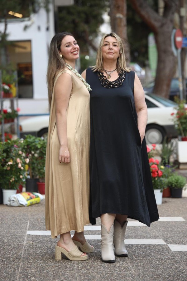 LEILA SOFT FLOWY MAXI ΦΟΡΕΜΑ