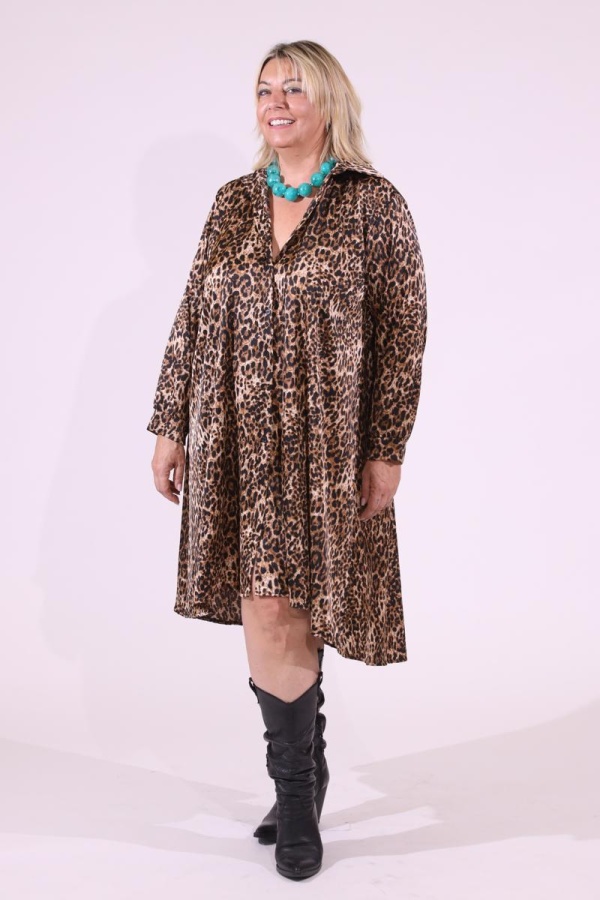 GILDA MIDI ΦΟΡΕΜΑ ANIMAL PRINT 