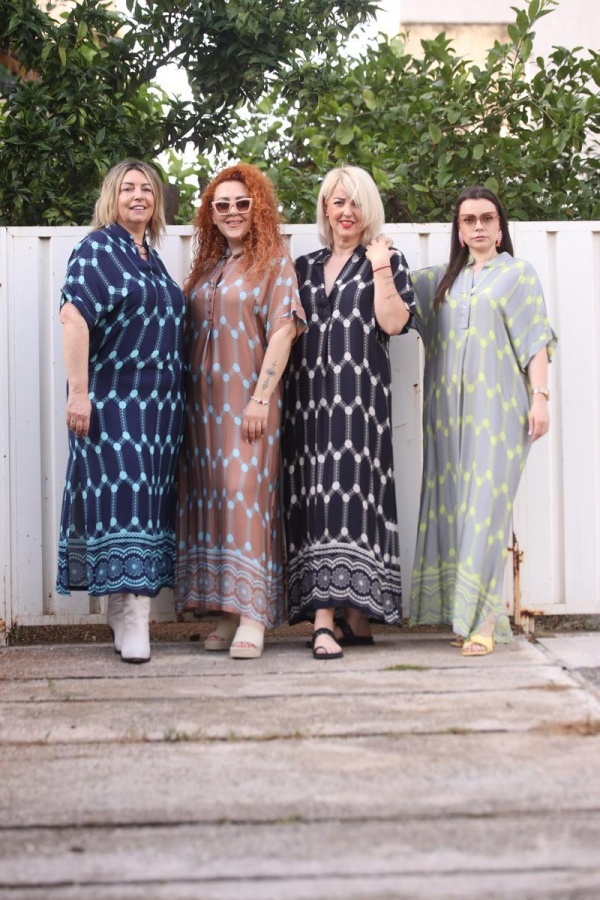 EVELYN CAFTAN ΦΟΡΕΜΑ ΚΟΝΤΟ ΜΑΝΙΚΙ
