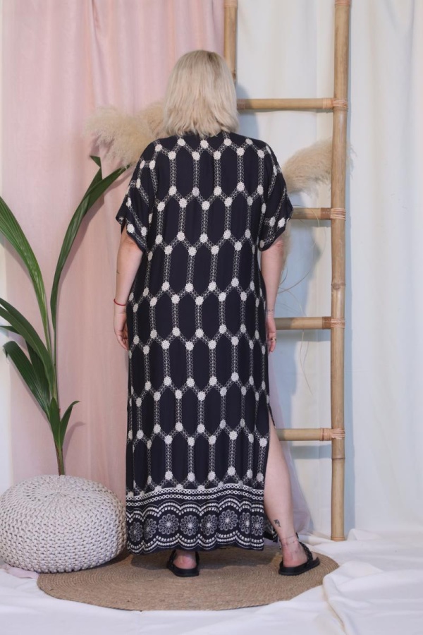 EVELYN CAFTAN ΦΟΡΕΜΑ ΚΟΝΤΟ ΜΑΝΙΚΙ