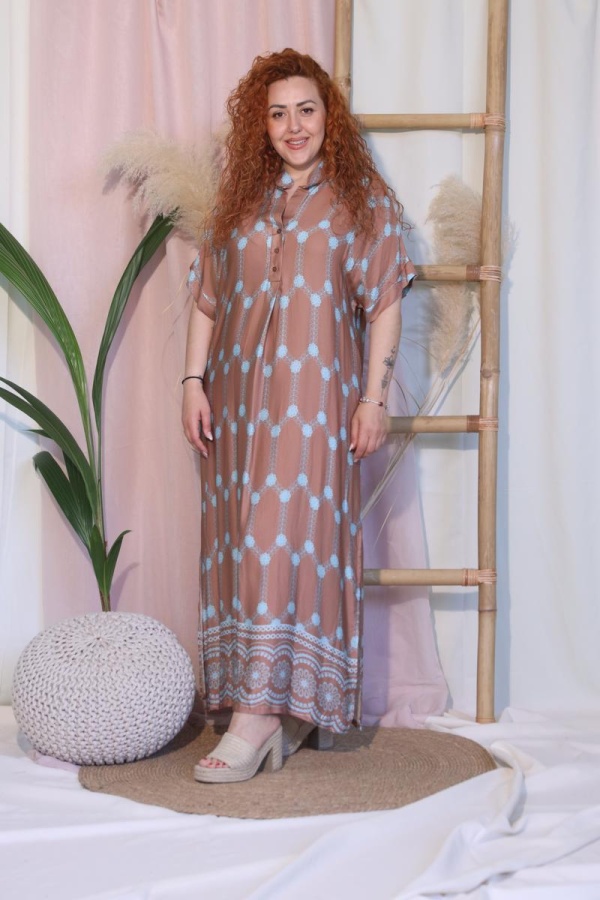 EVELYN CAFTAN ΦΟΡΕΜΑ ΚΟΝΤΟ ΜΑΝΙΚΙ
