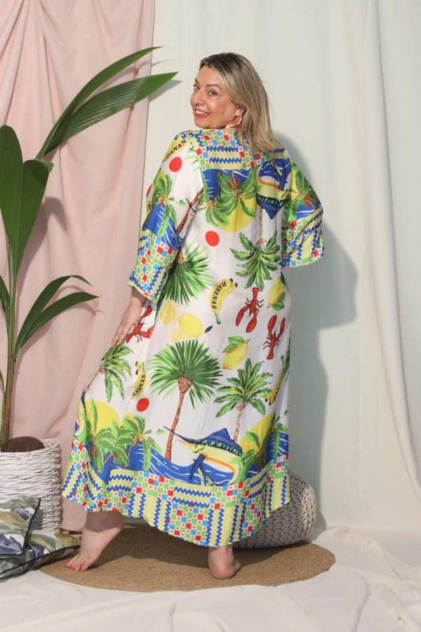 BONNIE CAFTAN ΦΟΡΕΜΑ ΣΑΤΕΝ