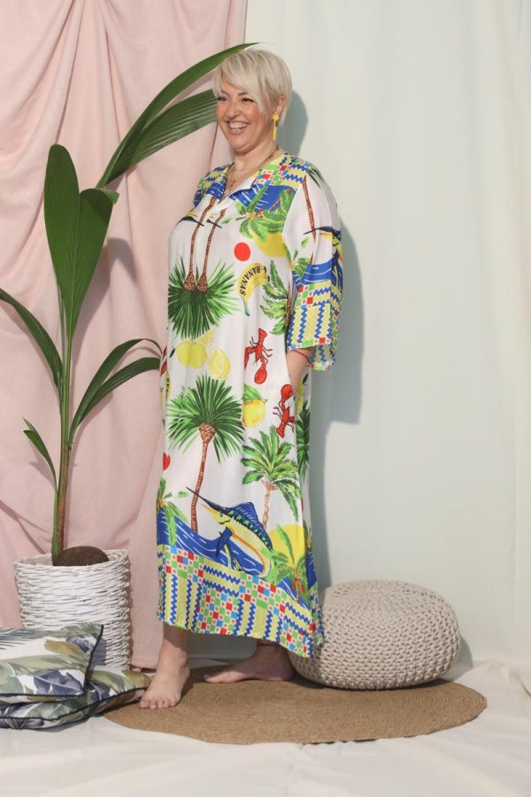 BONNIE CAFTAN ΦΟΡΕΜΑ ΣΑΤΕΝ