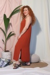 ΒΙΑΝΑ MAXI SLEEPDRESS ME ΤΙΡΑΝΤΕΣ 