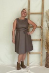 LINA ΦΟΡΕΜΑ ECO LEATHER MIDI