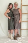 LINA ΦΟΡΕΜΑ ECO LEATHER MIDI