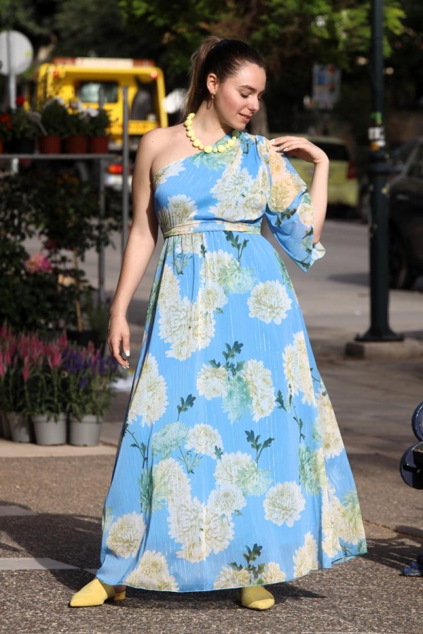 CASIA ONE SHOULDER MAXI DRESS