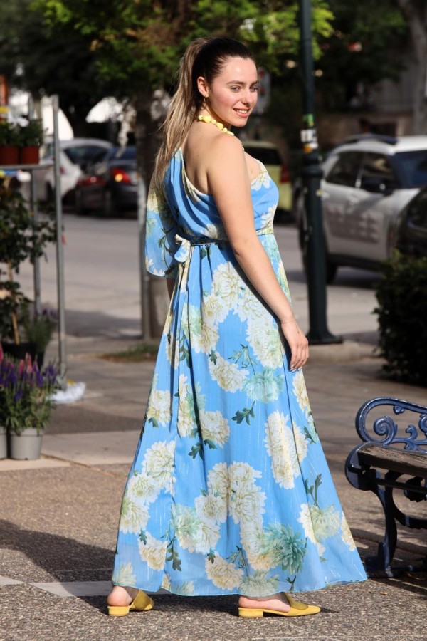 CASIA ONE SHOULDER MAXI DRESS