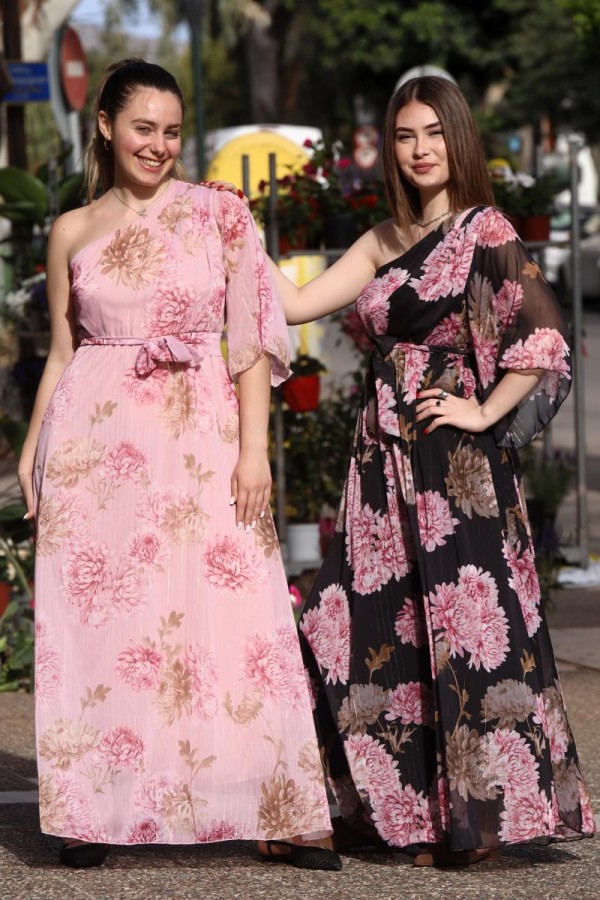CASIA ONE SHOULDER MAXI DRESS