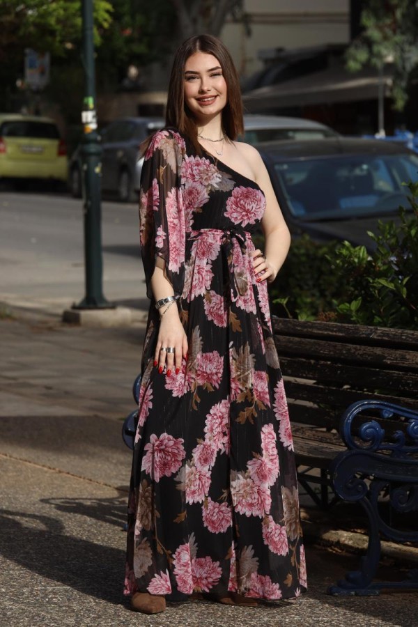 CASIA ONE SHOULDER MAXI DRESS