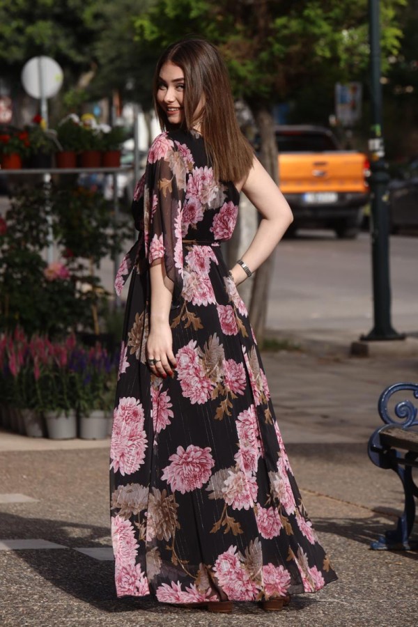 CASIA ONE SHOULDER MAXI DRESS