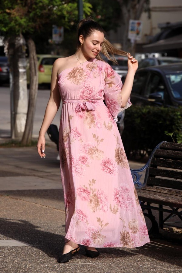 CASIA ONE SHOULDER MAXI DRESS