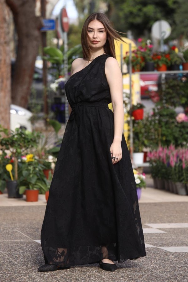 CALIA ONE SOULDER MAXI DRESS