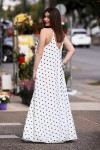 LILA POLKA DOT MAXI DRESS