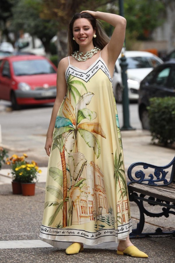 JADE MAXI SATIN DRESS