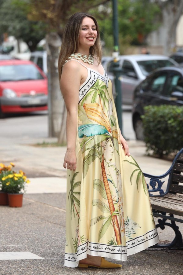 JADE MAXI SATIN DRESS