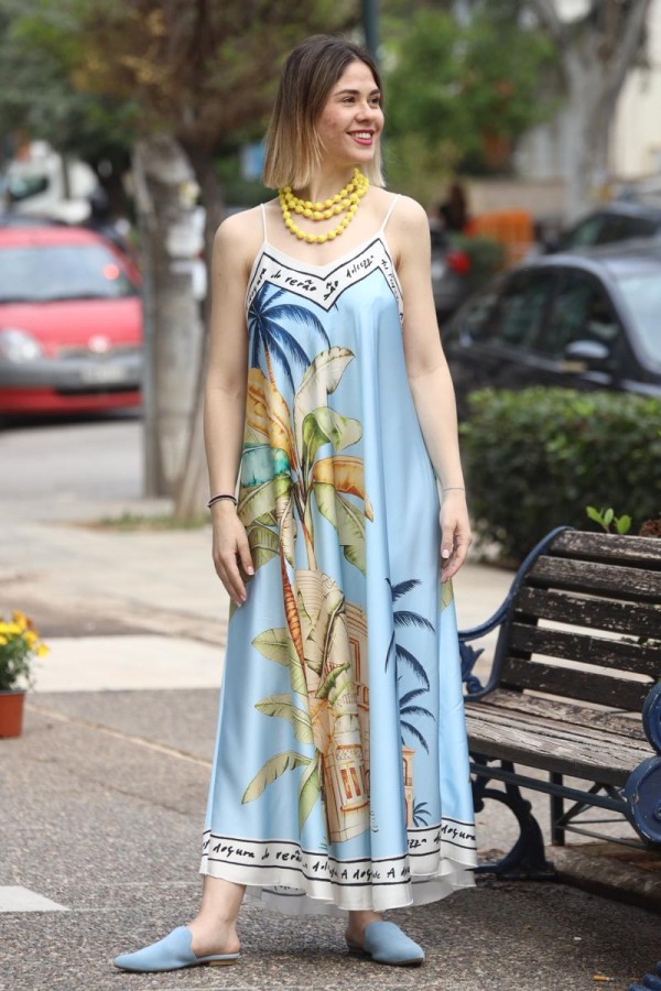 JADE MAXI SATIN DRESS