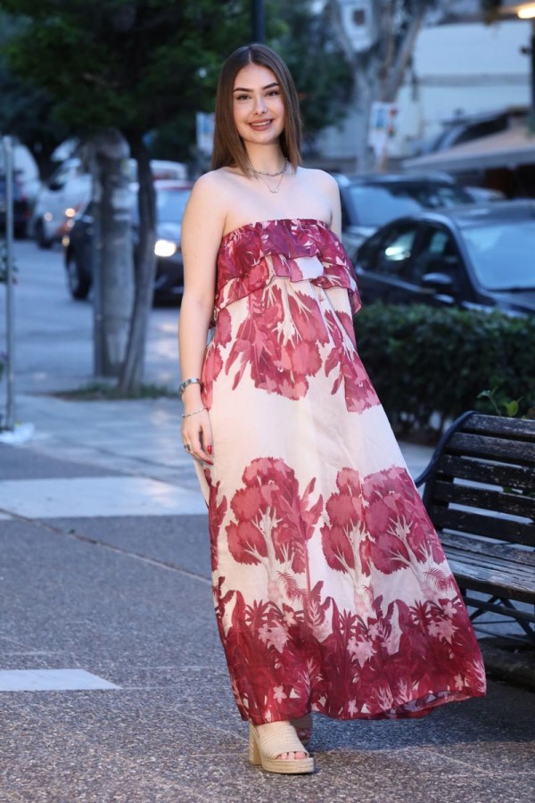 ROSALIE MAXI STRAPLESS DRESS