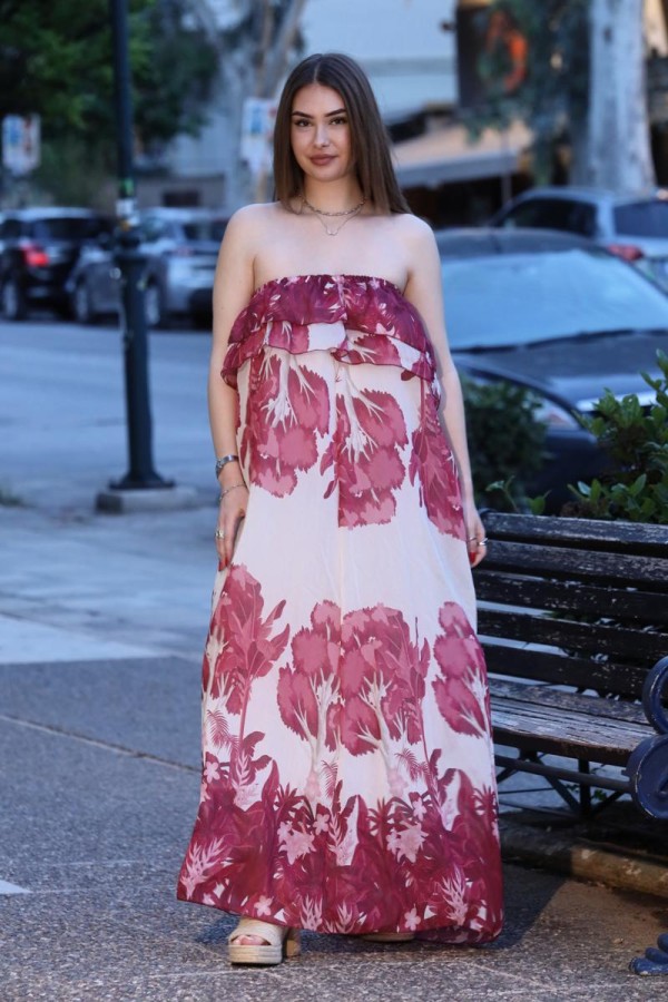 ROSALIE MAXI STRAPLESS DRESS