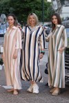 ELINA STRIPED CAFTAN DRESS MAXI