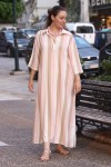 ELINA STRIPED CAFTAN DRESS MAXI