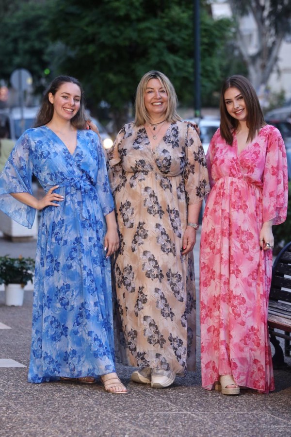 THALIA SEMI SHADE FLORAL DRESS