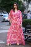 THALIA SEMI SHADE FLORAL DRESS