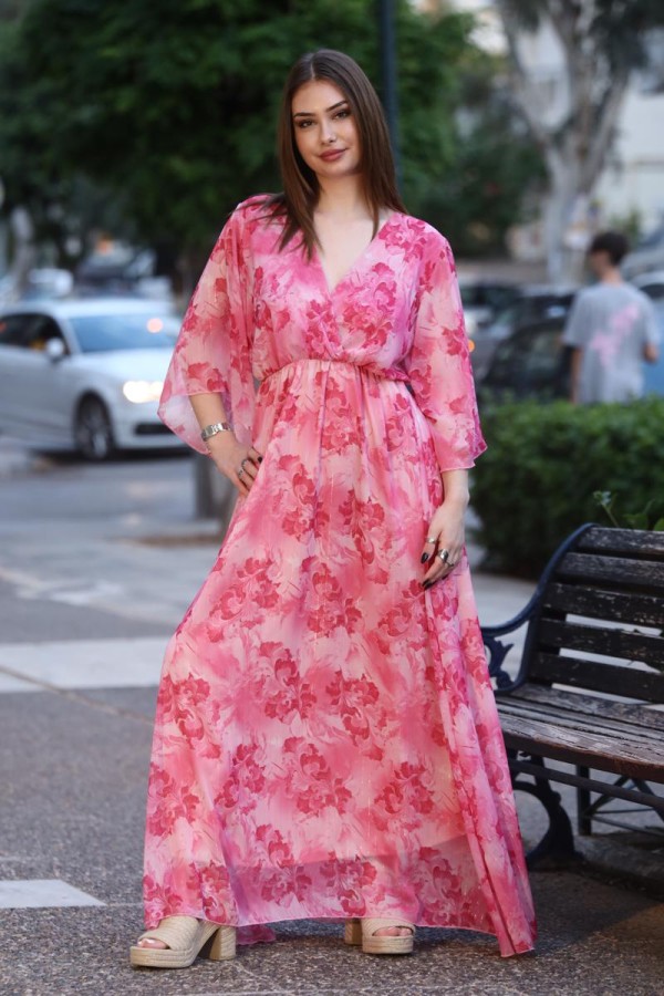 THALIA SEMI SHADE FLORAL DRESS