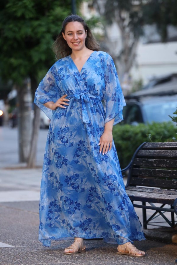 THALIA SEMI SHADE FLORAL DRESS